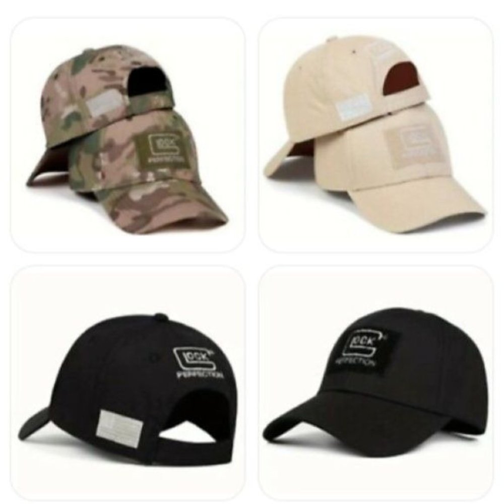 NEW / GLOCK Strap Back Cap / Hat / Sealed *Choose from Three (3) Colors *Read